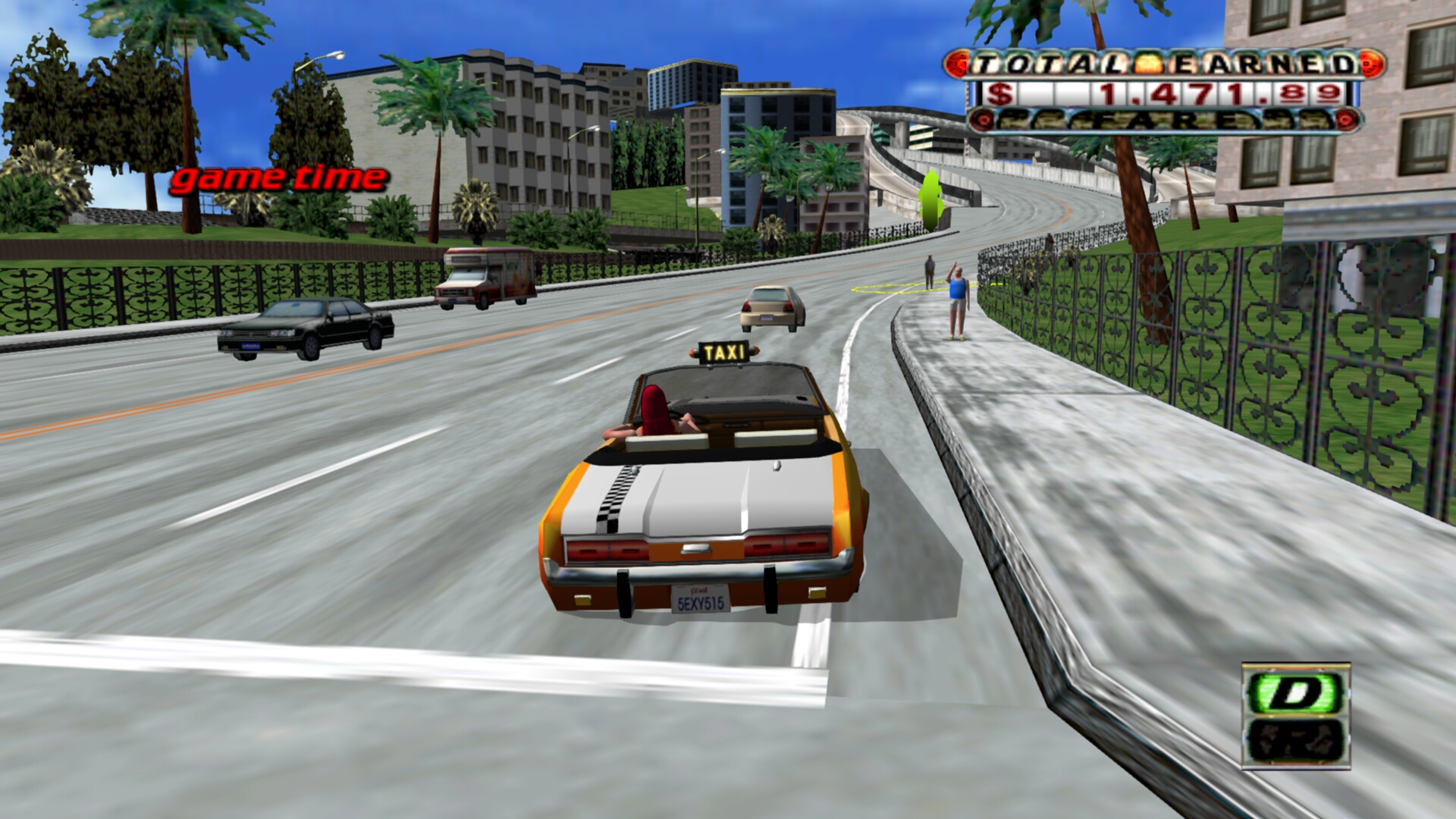 Play Crazy Taxi Classic on PC 