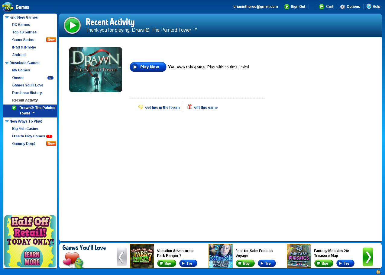 Drawn: The Painted Tower  Tower games, Big fish games, Download games