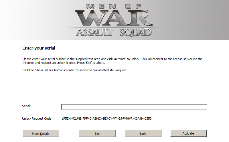 Men Of War: Assault Squad Activation Code [key Serial Number]